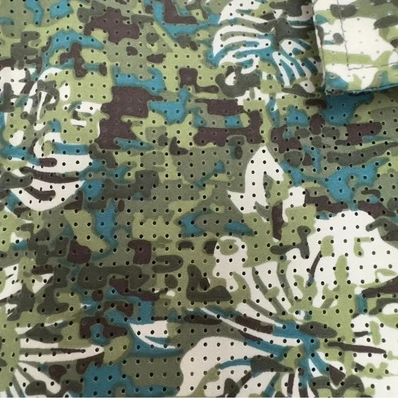 Canada Weather Gear Mens Vented Floral Camou performance shirt size Medium - Picture 5 of 14